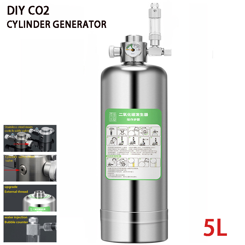 Генератор CO2 для аквариума, 5 – обзор и цена Aquarium Liquid Carbon