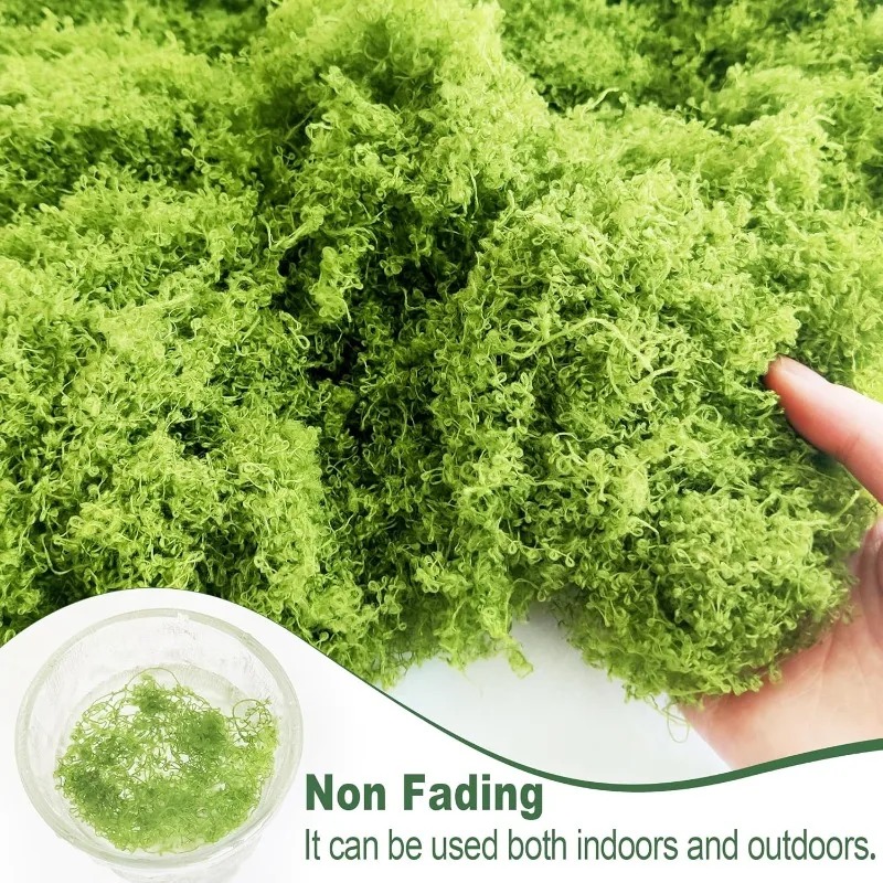 Искусственный зеленый мох для  – обзор и цена Aquarium Moss