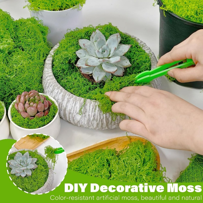 Искусственный зеленый мох для  – обзор и цена Aquarium Moss